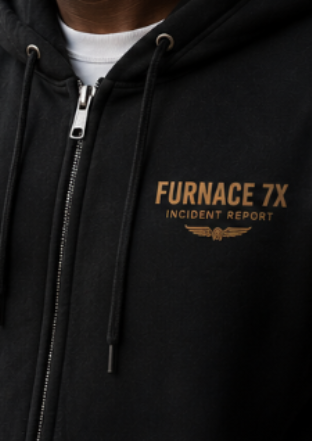 FURNACE 7X™ Incident Report Premium Unisex Full Zip Hoodie