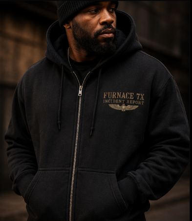 FURNACE 7X™ Incident Report Premium Unisex Full Zip Hoodie